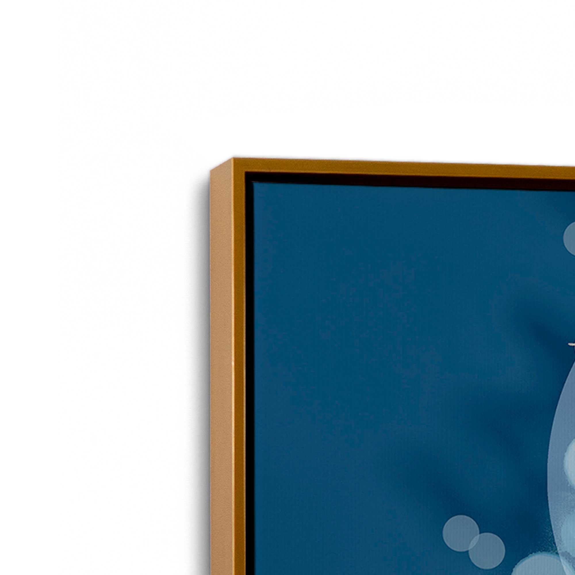 Blue Classic Nutcracker Canvas Print - Holiday Home Decor, Christmas Wall Art for Living Room & Bedroom