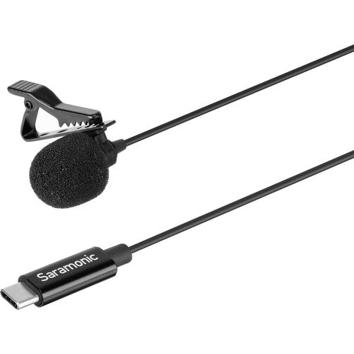 Saramonic LavMicro U3A Omnidirectional Lavalier Microphone with USB Type C - 6.5ft Cable for Android Smartphones - Perfect for Vlogging, Interviews & Podcasting