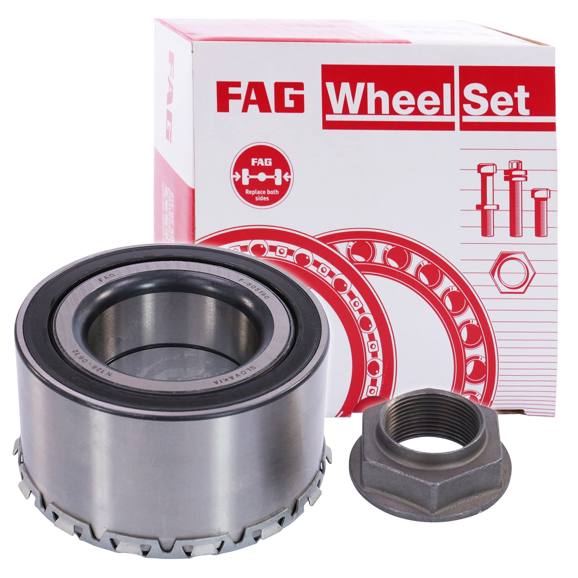 LUK 713667980 Wheel Bearing Kit - Front & Rear Axle Replacement for Smooth & Quiet Ride | Compatible with Multiple Vehicle Models | Perfect for DIY Auto Repair & Maintenance
