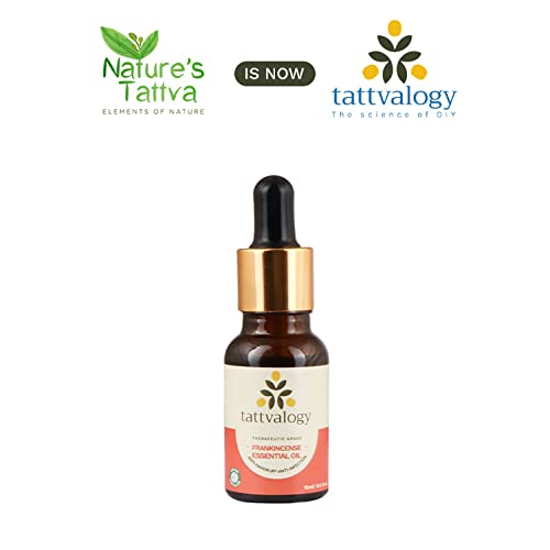 Frankincense Essential Oil (Boswellia Sacra) - 15ml Pure Therapeutic Grade Oil for Skin & Hair Care | Relieves Muscle Pain, Reduces Fine Lines & Acne | Natural Anti-Aging Solution in Glass Bottle | Perfect for Aromatherapy, Massage & DIY Beauty Products