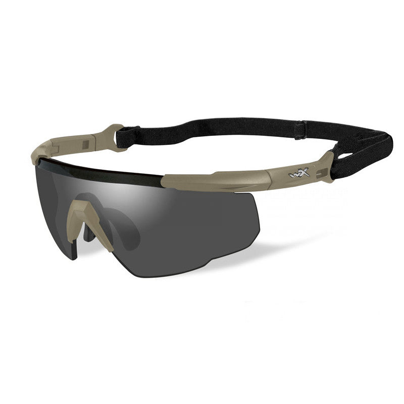 Saber Advanced 308T Tactical Sunglasses - Polarized Safety Glasses for Shooting, Cycling & Outdoor Sports - UV400 Protection Military Style Eyewear
