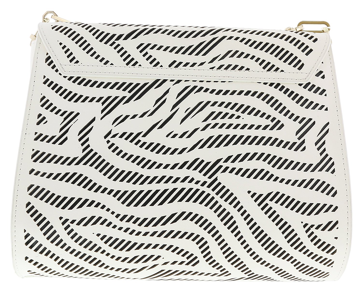 Roberto Cavalli GQLPAZ B20 White & Black Audrey 001 Small Shoulder Bag for Women | Luxury Designer Handbag for Evening Parties, Date Nights & Special Occasions