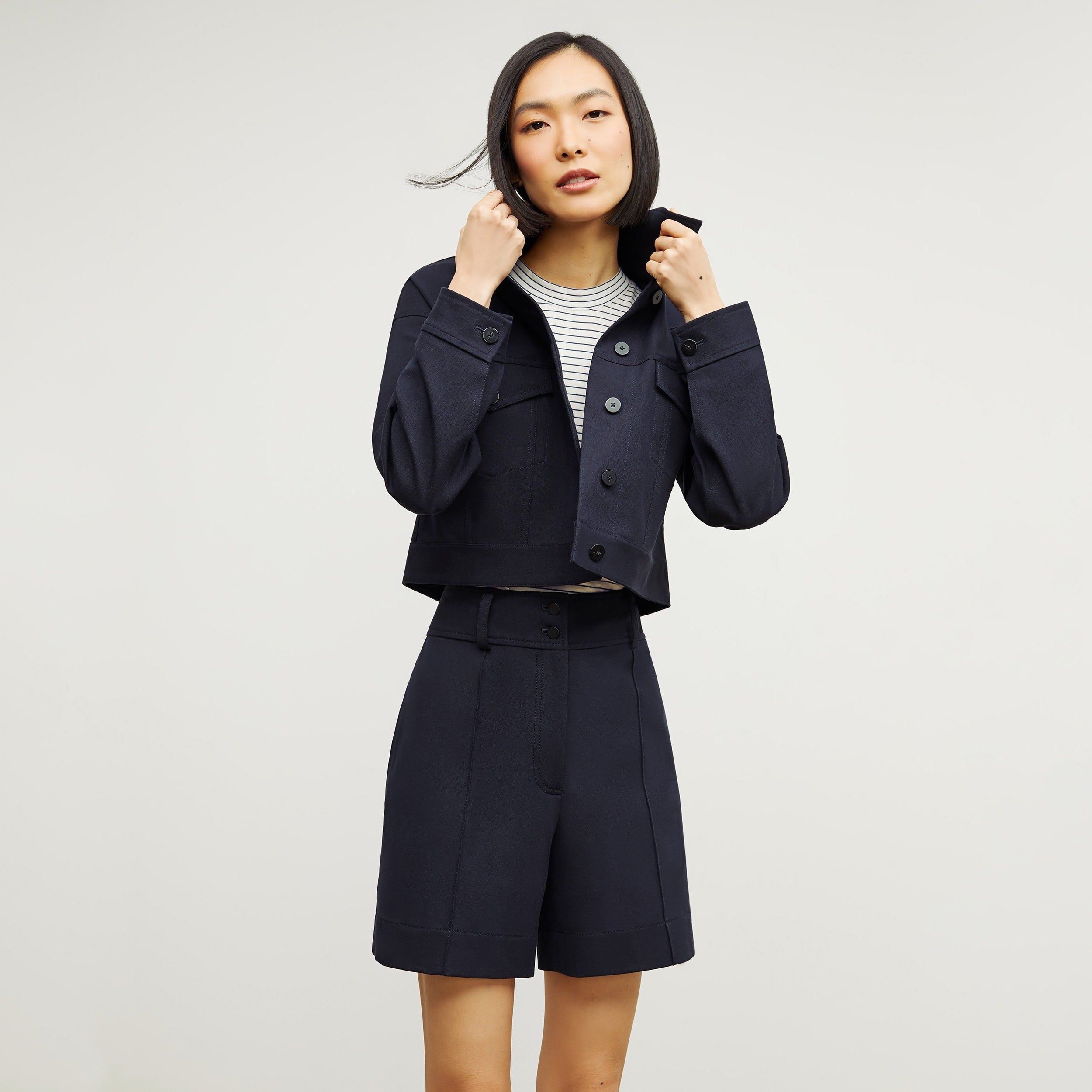 Caitlin Short - Better Than Denim :: Ink - Perfect for Casual Wear, Outdoor Activities & Everyday Comfort