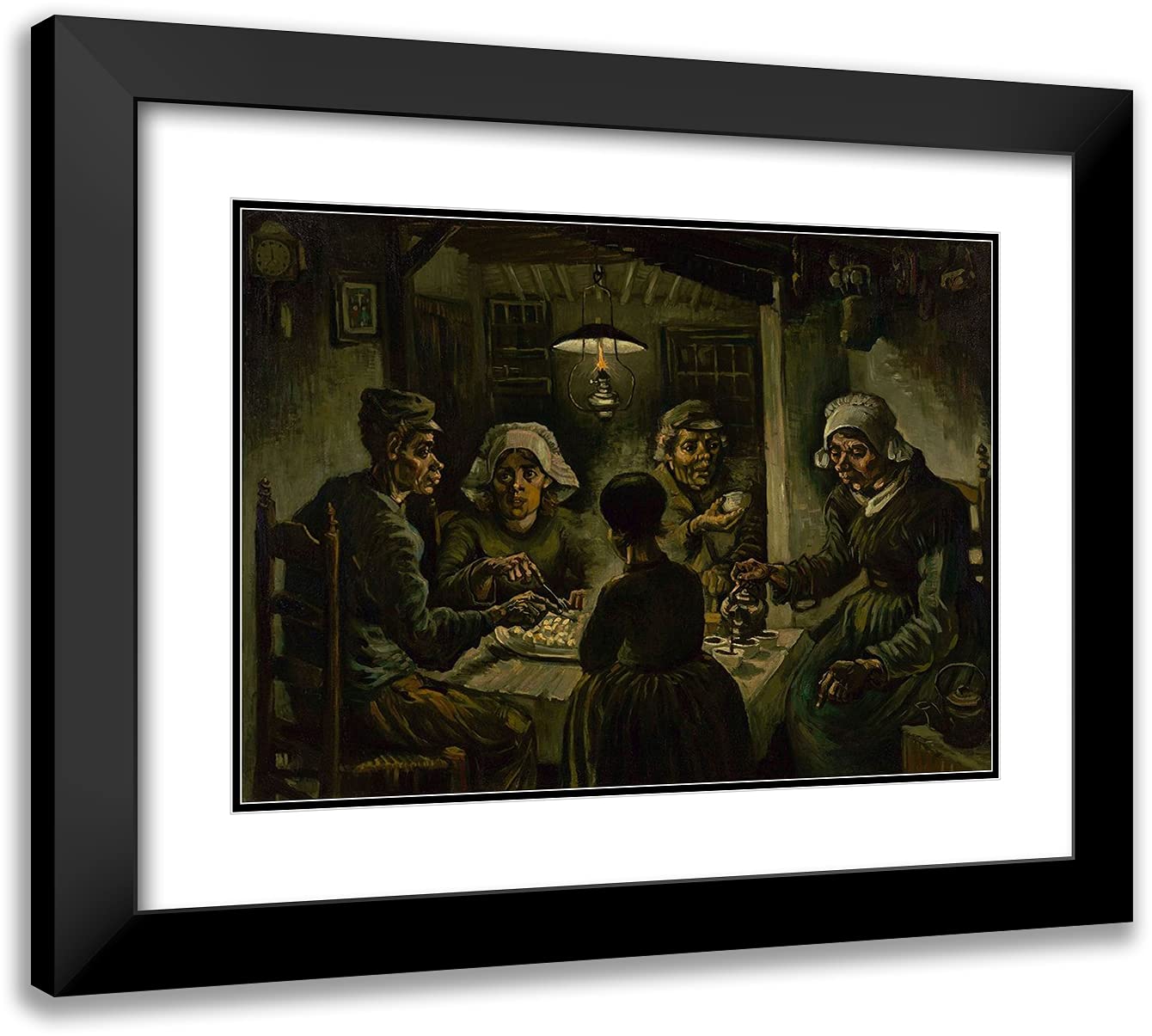 Van Gogh The Potato Eaters Framed Art Print - Premium Canvas or Metal Wall Art with Custom Framing Options | Perfect for Living Room, Bedroom & Office Decor