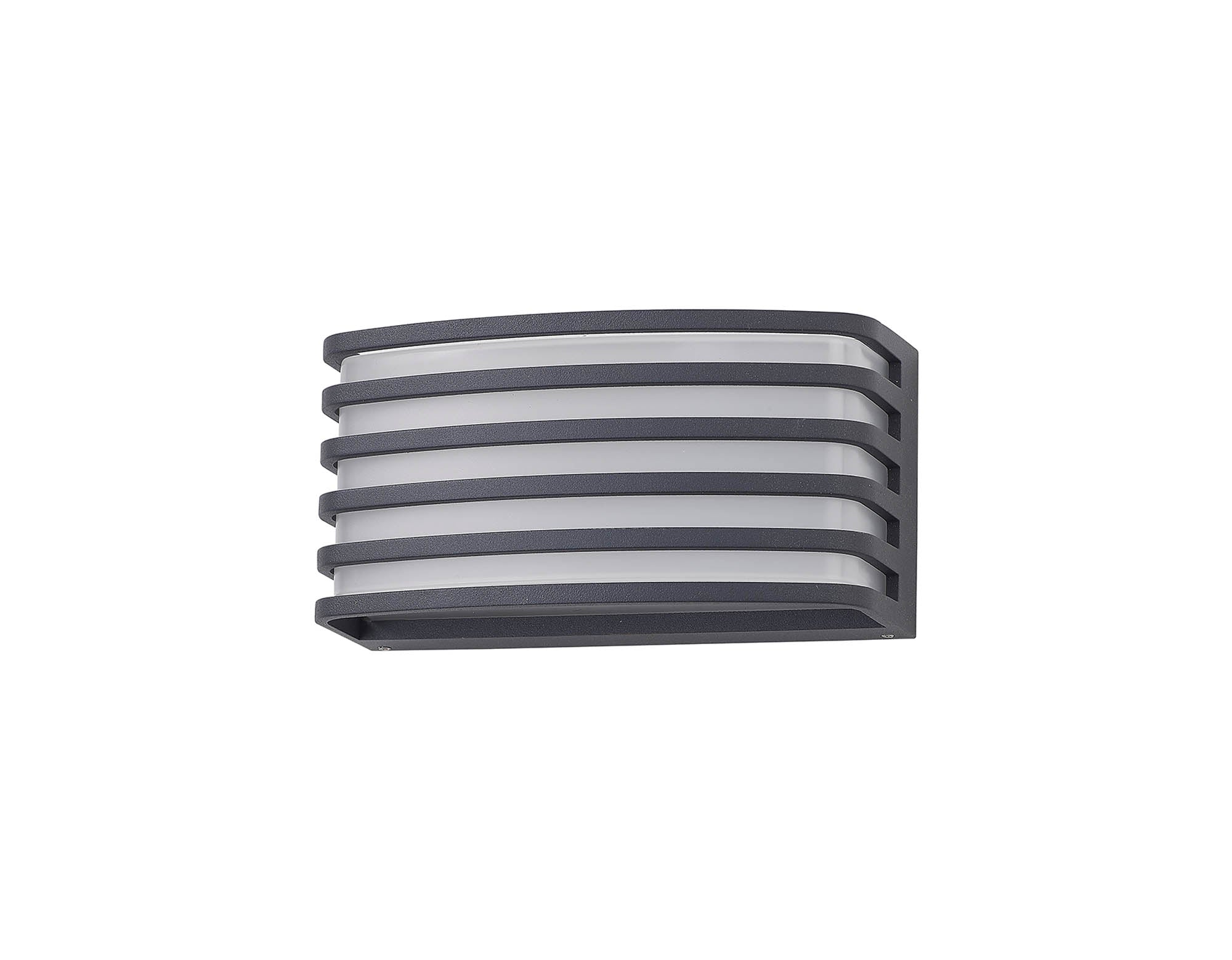 Bilbao Outdoor Wall Light with E27 Socket, IP54 Waterproof, Anthracite/Matt Black/Matt Brown Finish & Opal PC Shade - 2 Years Warranty - Perfect for Patio, Garden, and Porch Lighting