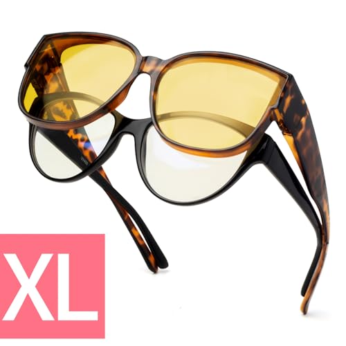 Xl Brown Leopard /Yellow Lens