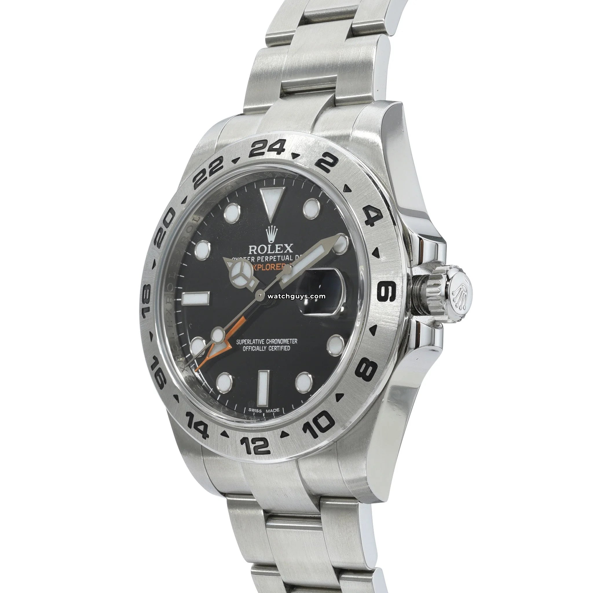 Rolex Explorer II 216570 Black Dial Men's Watch - Luxury Stainless Steel Automatic Timepiece for Outdoor Adventures & Business Occasions