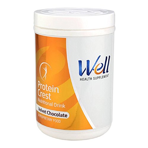 ModiCare Well Protein Crest - Premium Soy & Whey Protein Powder, Chocolate Flavor, 500g - Ideal for Post-Workout Recovery, Muscle Building & Healthy Breakfast Smoothies