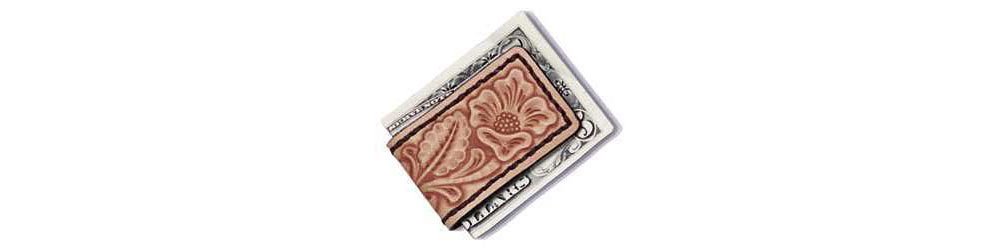 Premium Tandy Leather Magnetic Money Clip Kit 4050-00 - Genuine Leather Wallet Alternative for Cash & Cards - Perfect for Men's Everyday Carry, Travel & Gifts