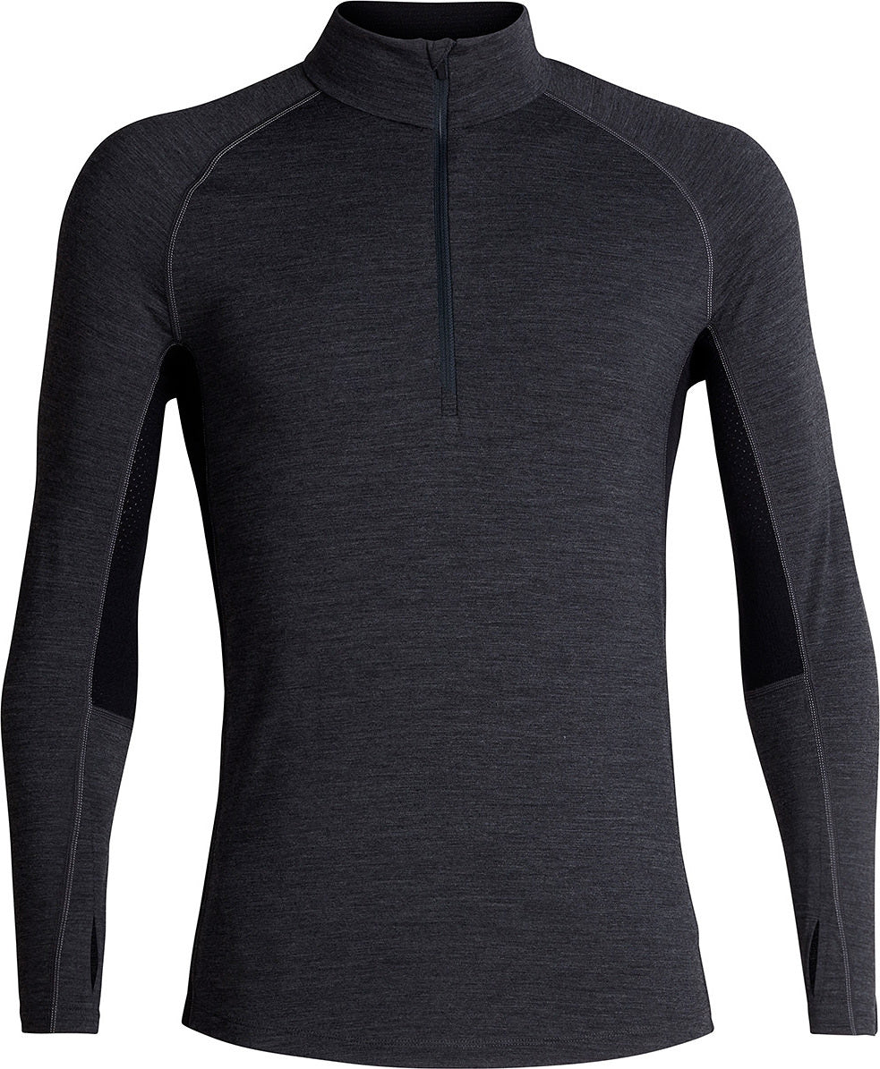 200 Zone Men's Long Sleeve Half Zip Pullover - Breathable & Moisture-Wicking Performance Shirt for Running, Hiking & Outdoor Activities