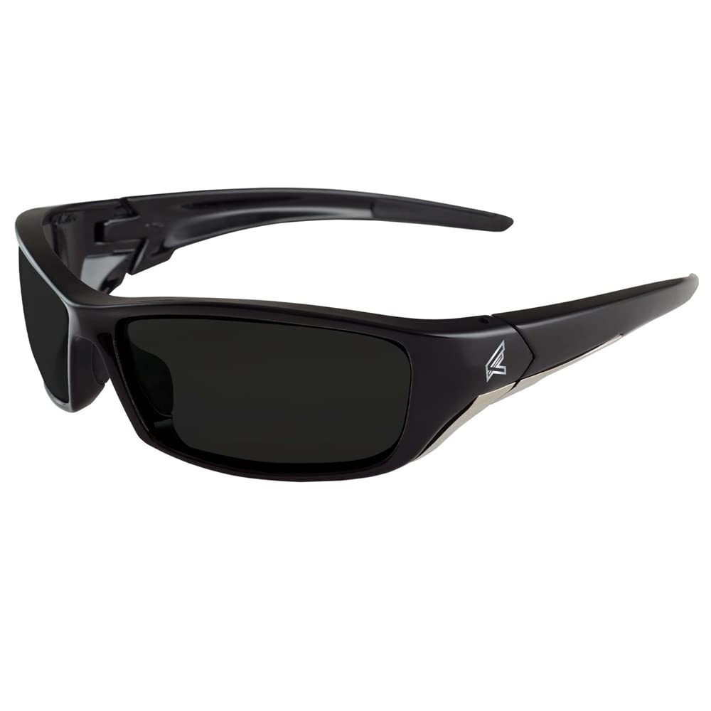 Edge SR116 Military Grade Safety Glasses - ANSI/ISEA & MCEPS Certified, UV 400 Protection, Anti-Scratch & Non-Slip Wrap-Around Design (5.04