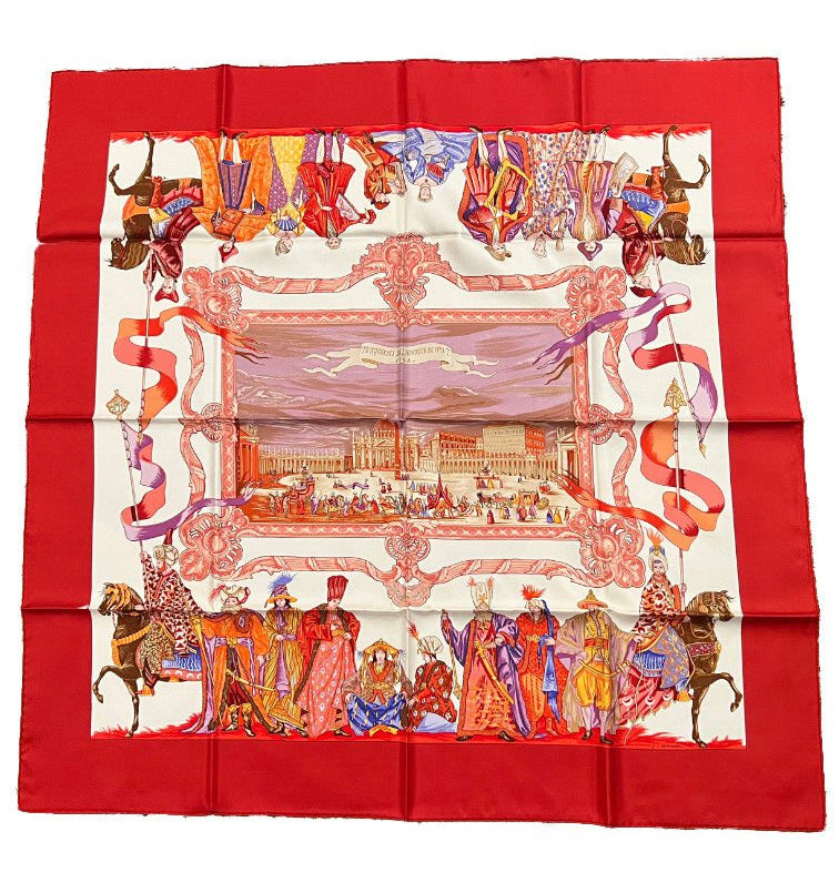 Vintage Hermès Turqueries en l’Honneur Silk Scarf 90cm - Rare Collectible Designer Scarf for Women - Perfect for Luxury Fashion Accessories & Gift Giving