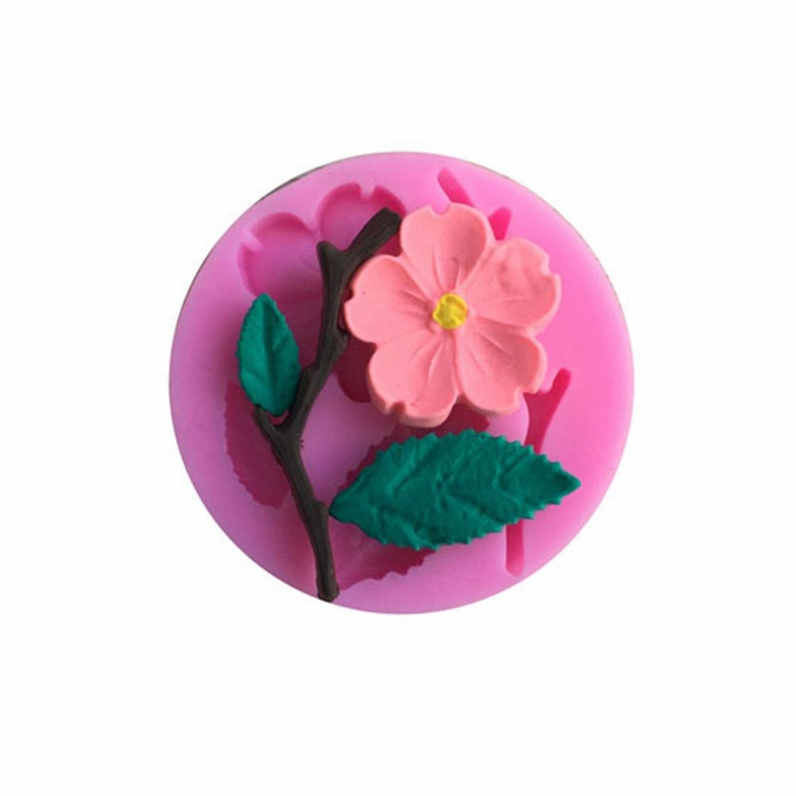 Premium Chocolate & Fondant Molds Set - Peach Blossom Branch Design for Cake Decorating, Baking Tools - Perfect for Birthday Cakes, Wedding Desserts & DIY Baking Projects