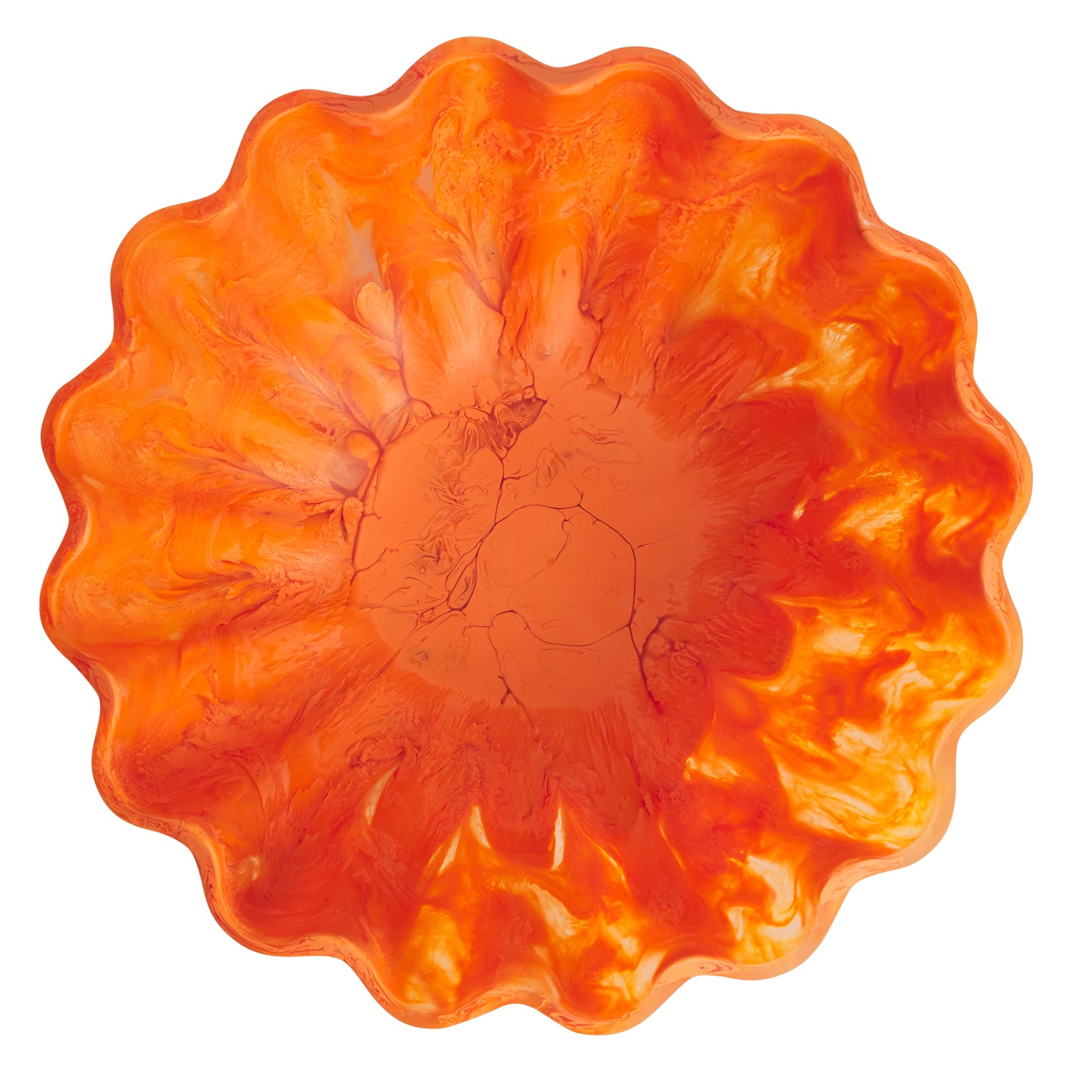 Venus Bowl - Premium Persimmon Serving Bowl for Fruits, Salads & Desserts | Elegant Home Dining & Party Tableware