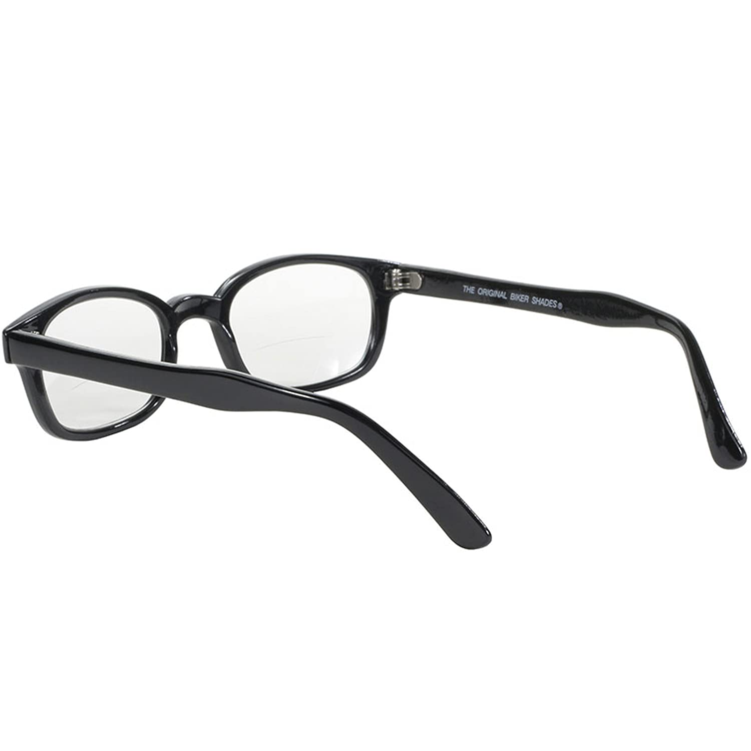 Pacific Coast Sunglasses X-Kd Readerz Clear Lens 2.00 Rectangular Reading Glasses - Black Frame, 55mm Lens Width, 60mm Temple Length - Perfect for Reading, Driving & Outdoor Activities