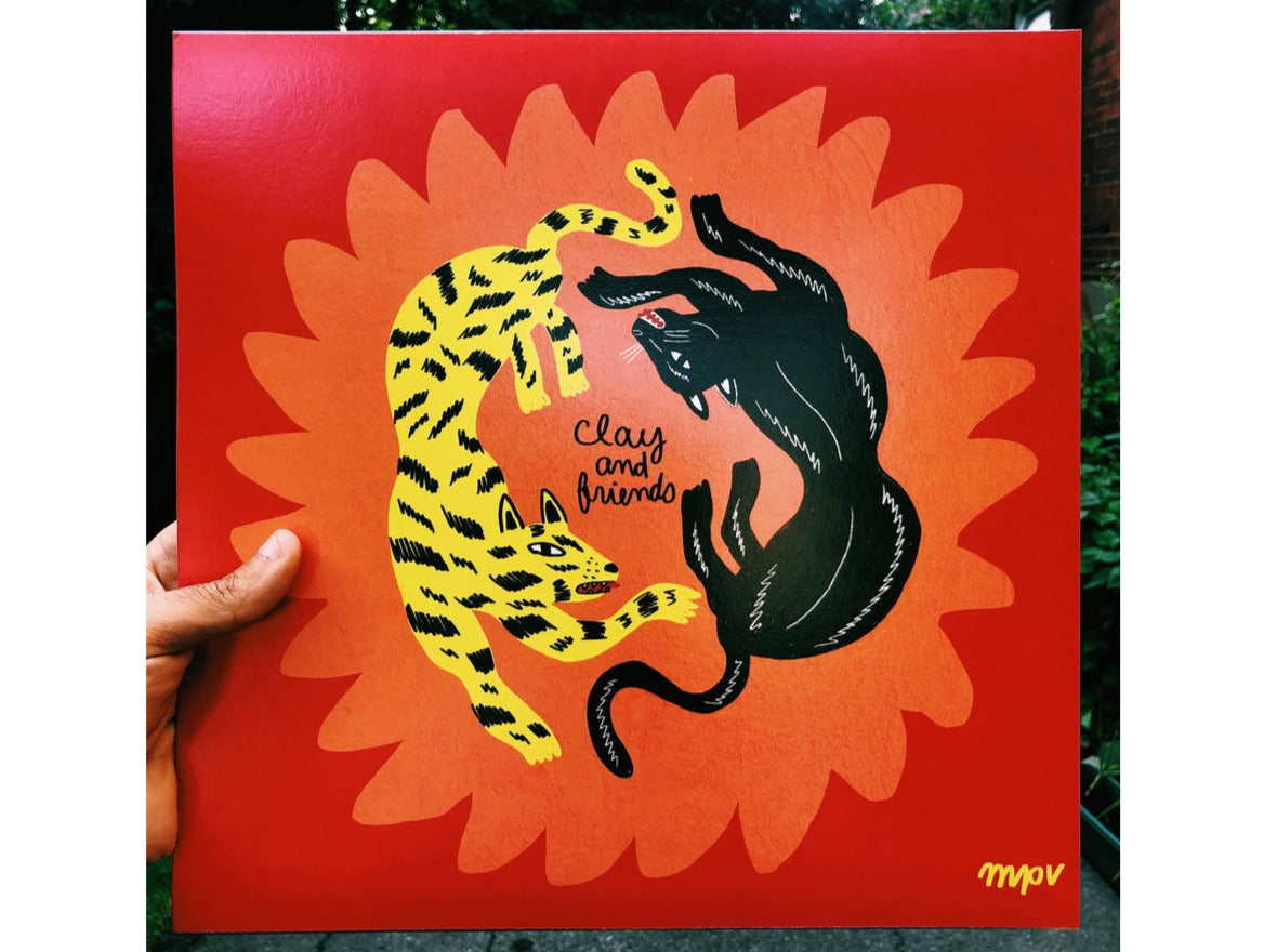 Clay and Friends - La Musica Popular De Verdun x Grouillades Double EP Vinyl Record | Indie Pop & Alternative Music | Perfect for Home Listening & Music Collectors