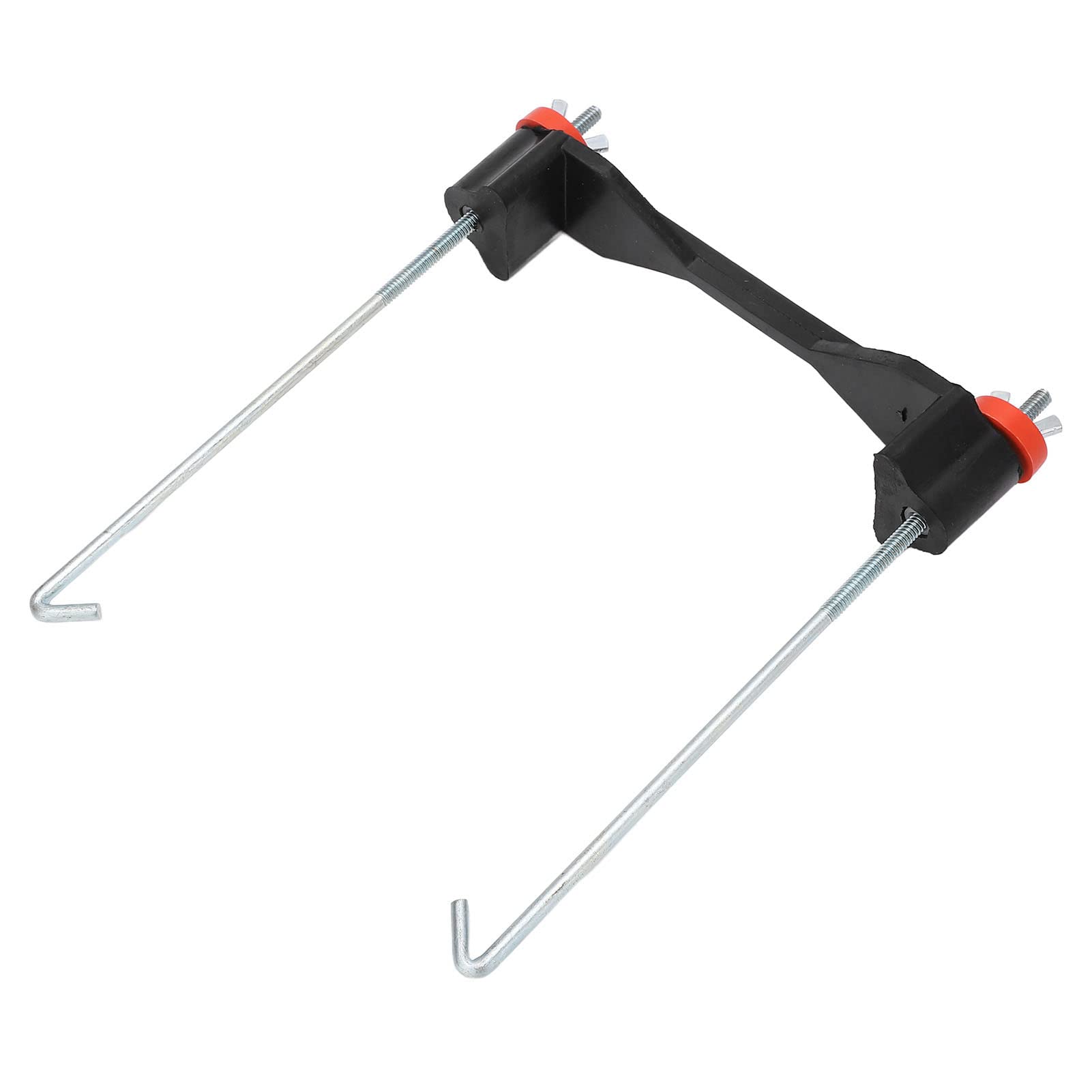 Uxsiya Universal Car Battery Bracket - Heavy Duty Battery Hold Down Set with 10in J Hook for Secure Installation | Perfect for Automotive, Marine & RV Battery Maintenance