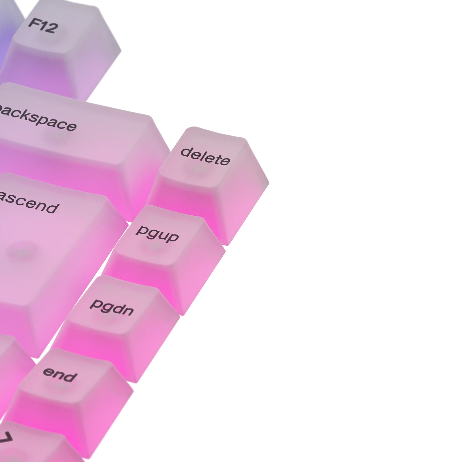 Polychroma Keycaps for Mechanical Keyboards - Custom RGB Backlit Keycaps for UK Layout (Ideal for Gaming, Typing & Office Use)