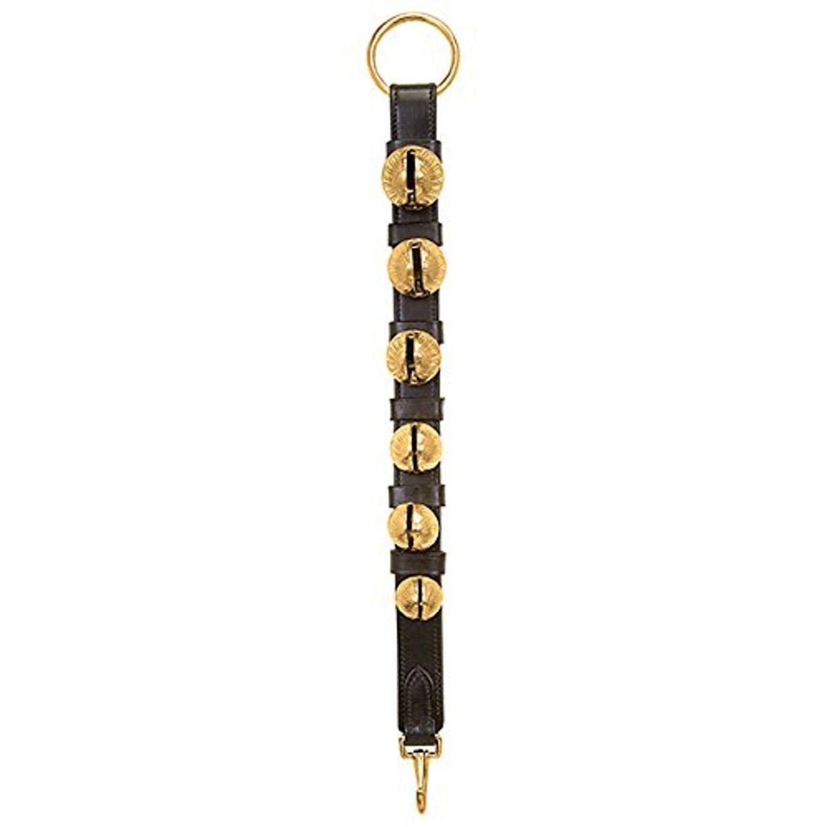 Weaver Leather Dog Collar with Bell, Ring & Snap - Adjustable Pet Training Collar for Small & Medium Dogs - Perfect for Walks, Training & Outdoor Adventures