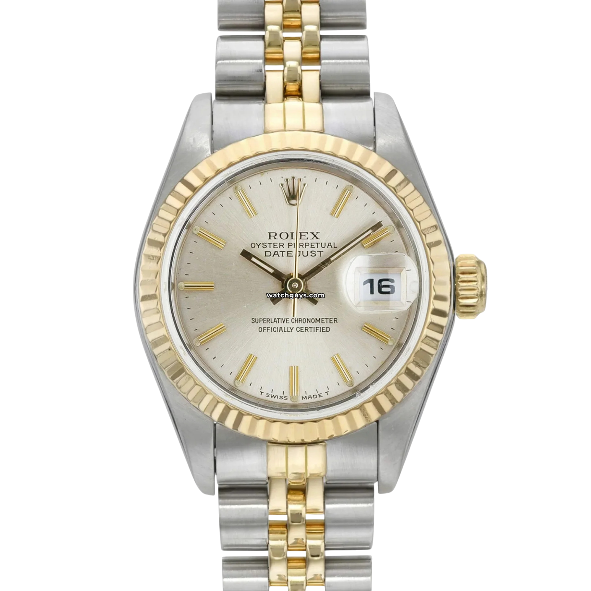 Luxury Rolex Datejust 69173 Silver & Gold Two-Tone Watch - Perfect for Business Meetings & Formal Events