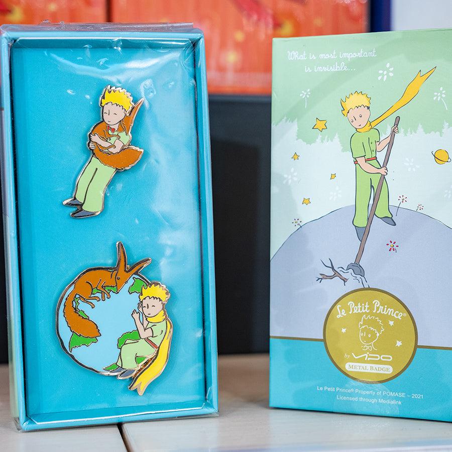 The Little Prince Enamel Pin Badge Set (2 Pcs) - Perfect for Backpacks, Jackets & Gifts | Collectible Book Lover Accessories