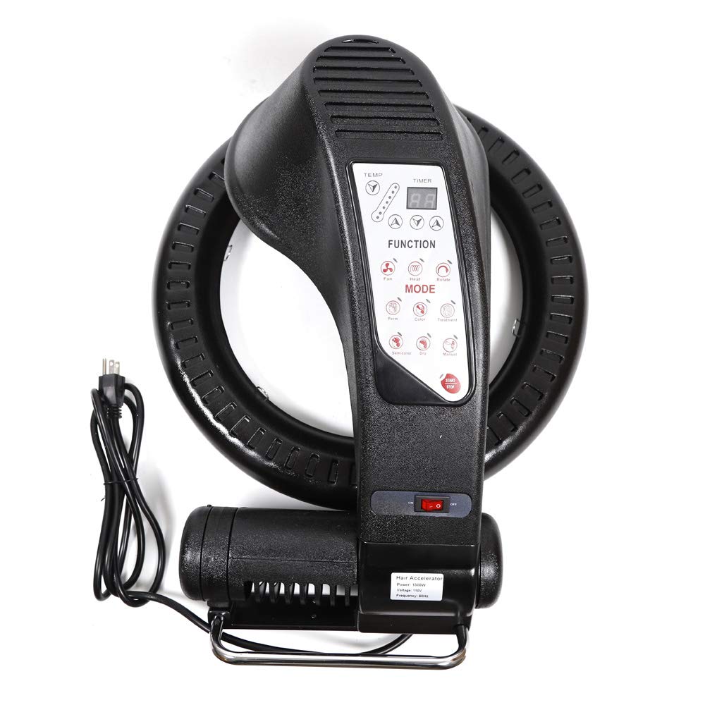 1300W Orbiting Rotating Hair Dryer - 3 in 1 Professional Hair Steamer & Salon Hair Processor with 360 Degree Rotation - Perfect for Salon, Spa & Home Hair Care