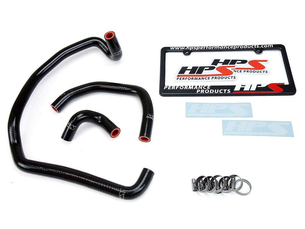 HPS Black Silicone Heater Hose Kit - OEM Replacement 57-1746H-BLK for Coolant System - Perfect for Car, Truck & SUV Engine Cooling Maintenance