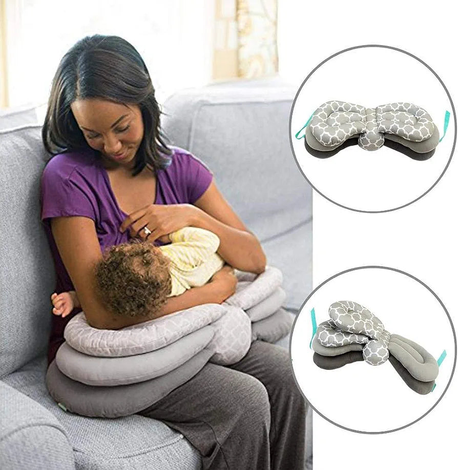 Butterfly Comfort Nursing Pillow for Breastfeeding - Ergonomic Support for New Moms & Babies - Perfect for Feeding, Lounging & Tummy Time