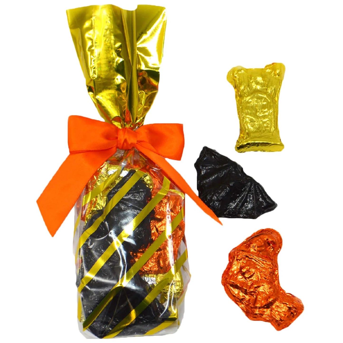 Nut-Free Chocolate Foiled Halloween Miniatures - Vermont Premium Allergen-Free Treats for Kids, Trick-or-Treating & Holiday Parties