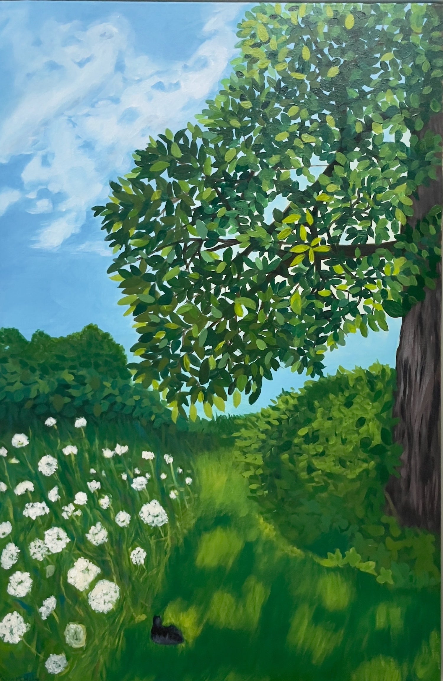 Mary Powers Holt: August Afternoon - Vintage Art Print for Home Decor, Office Wall Art & Gift Ideas - Perfect for Living Rooms, Bedrooms & Creative Spaces