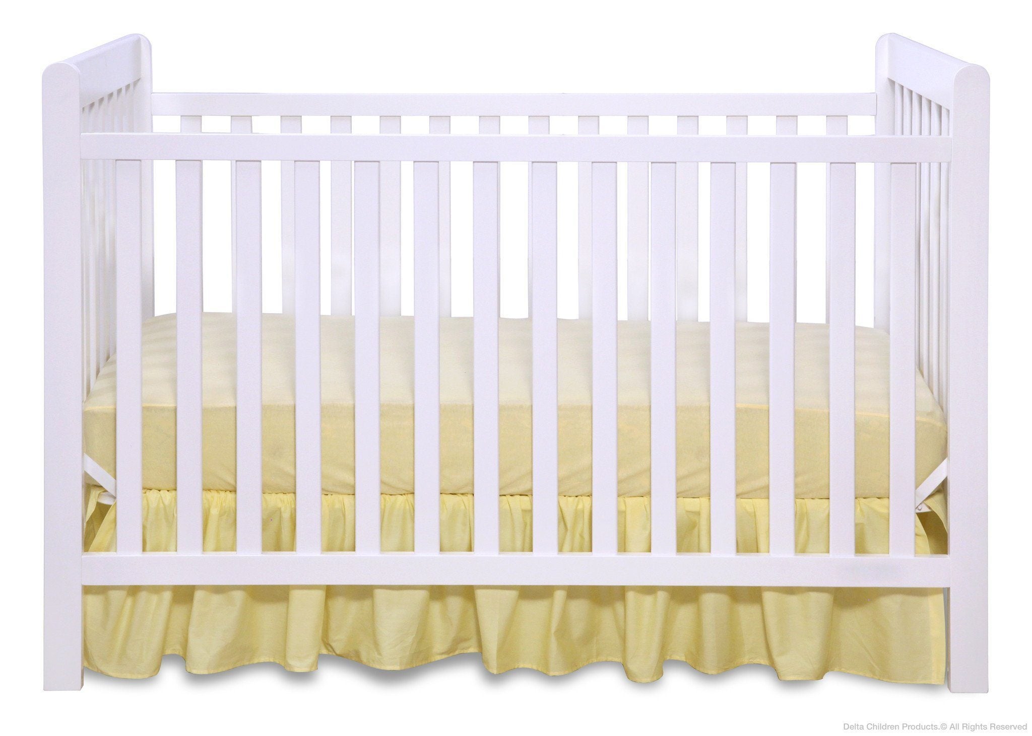 3-in-1 Convertible Baby Crib with Adjustable Height - Toddler Bed & Daybed - Perfect for Nursery, Bedroom & Small Spaces