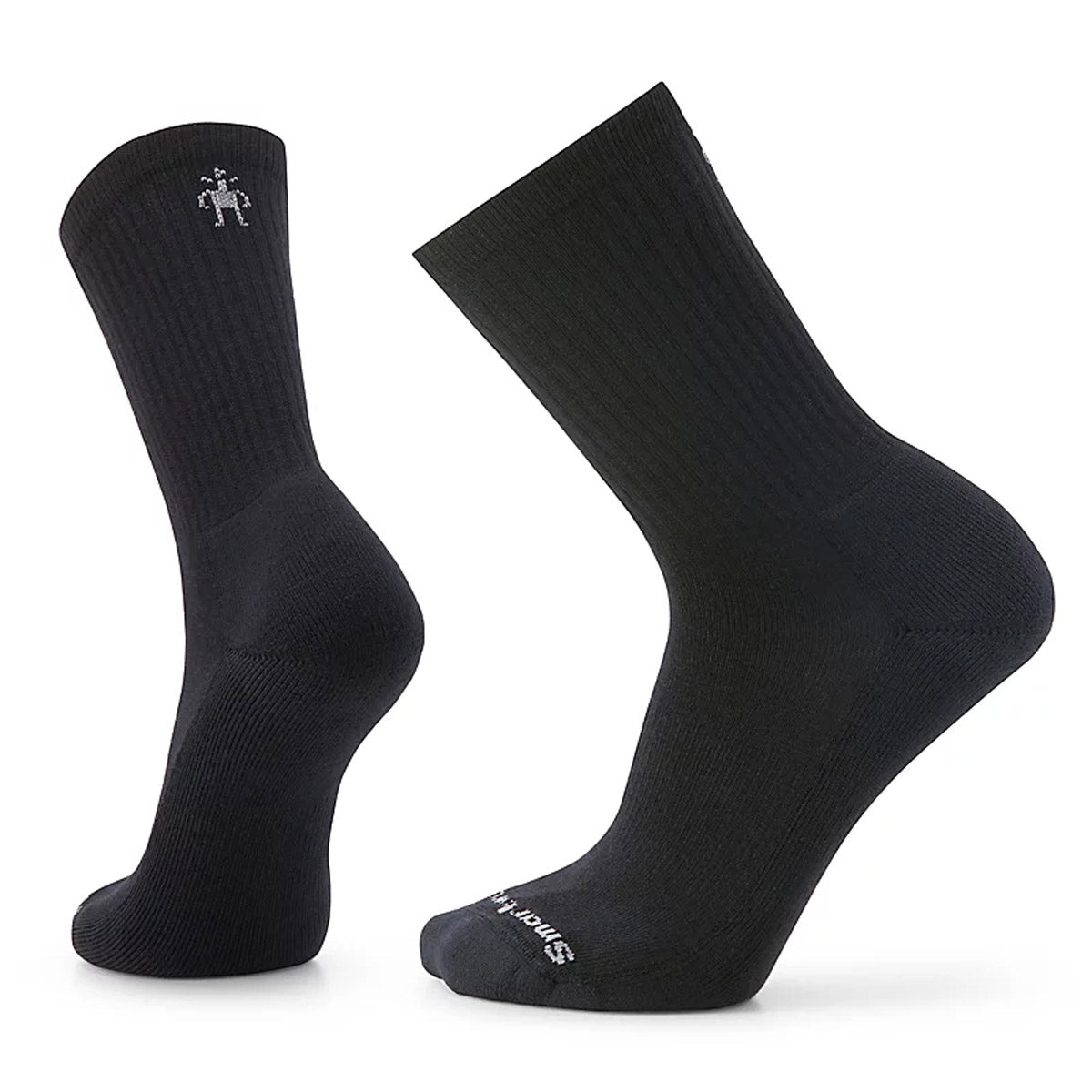 Men's Everyday Solid Rib Crew Socks - Comfortable Cotton Casual Socks for Work, Gym & Daily Wear - Pack of 6 Pairs