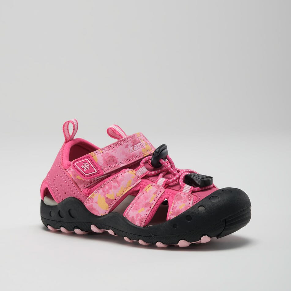 Crab Print Kids' Closed Toe Sandals - Non-Slip Water Shoes for Beach, Pool & Outdoor Play | Comfortable & Durable Children's Summer Footwear