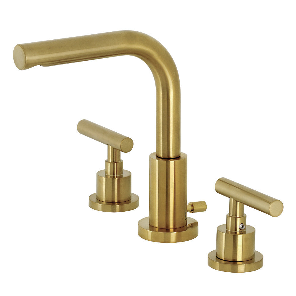 Kingston Brass FSC8955CML Manhattan Widespread Bathroom Faucet with Pop Up Drain - Elegant 8