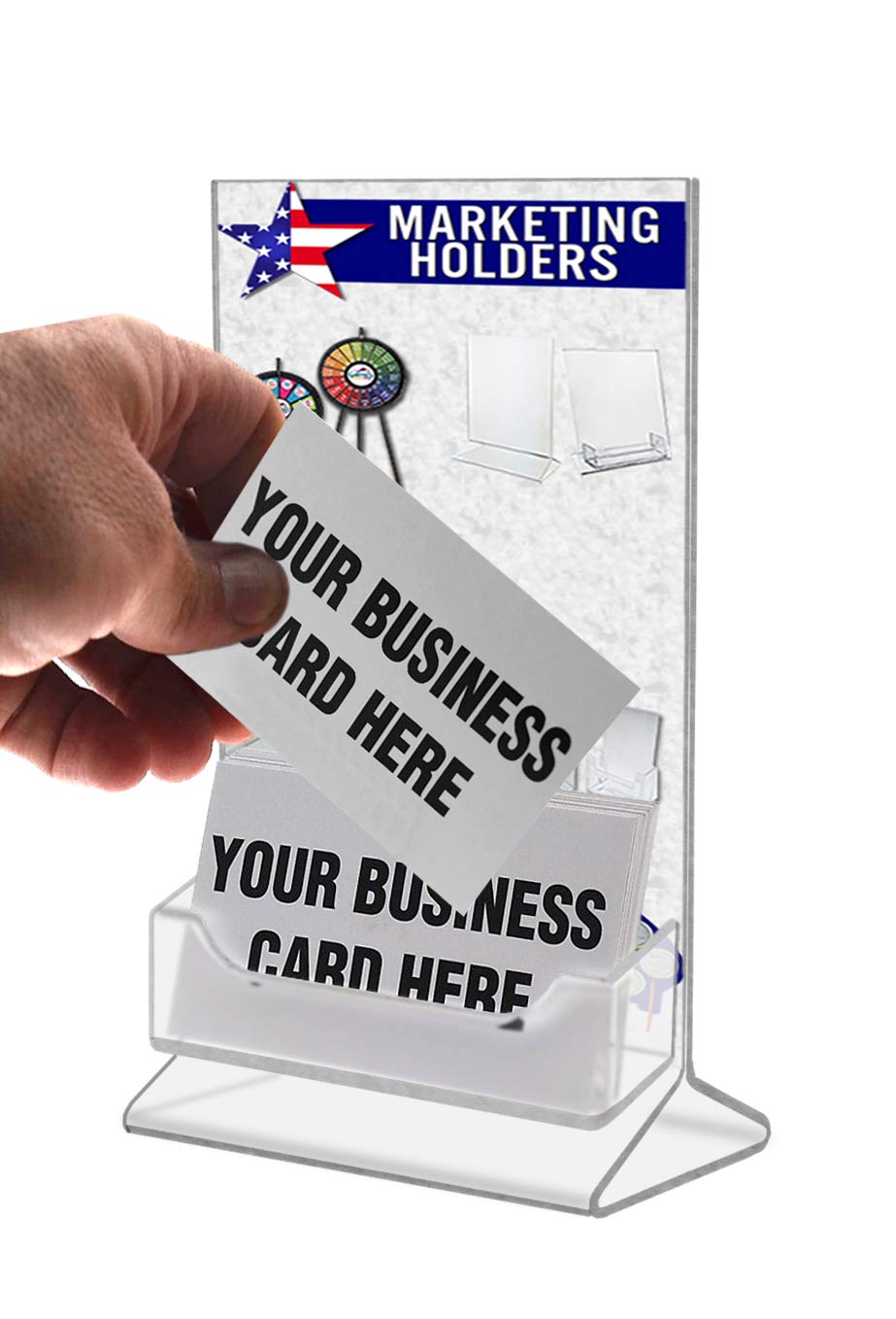(6 Pack) 4x6 Inch Clear Acrylic Picture Frames - Durable Menu Holders for Restaurants, Photo Displays, Advertising Signs & Information Boards - Perfect for Home, Office, Retail & Hospitality Use