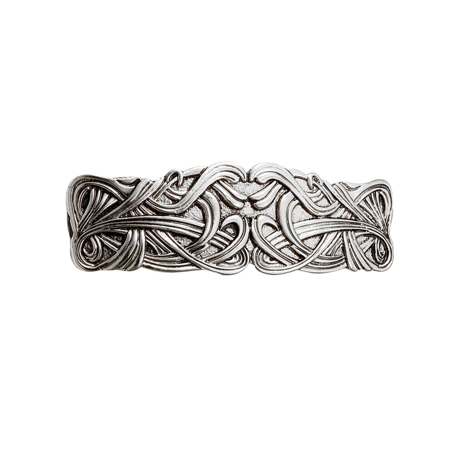 Vintage Alloy Hair Clips for Women - Retro Fashion Hair Accessories, Barrettes & Hairpins (Ancient Silver, One Size) - Perfect for Parties, Weddings & Everyday Styling