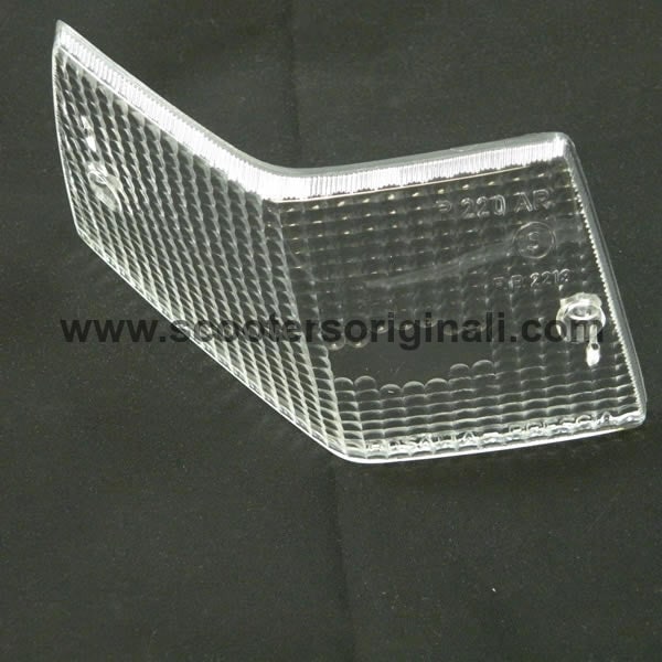 Vespa Turn Signal Lens - Rear Left Clear Replacement for PE, PX, Stella Models | High-Quality Scooter Indicator Light | Perfect for Vintage Vespa Restoration & Customization Projects