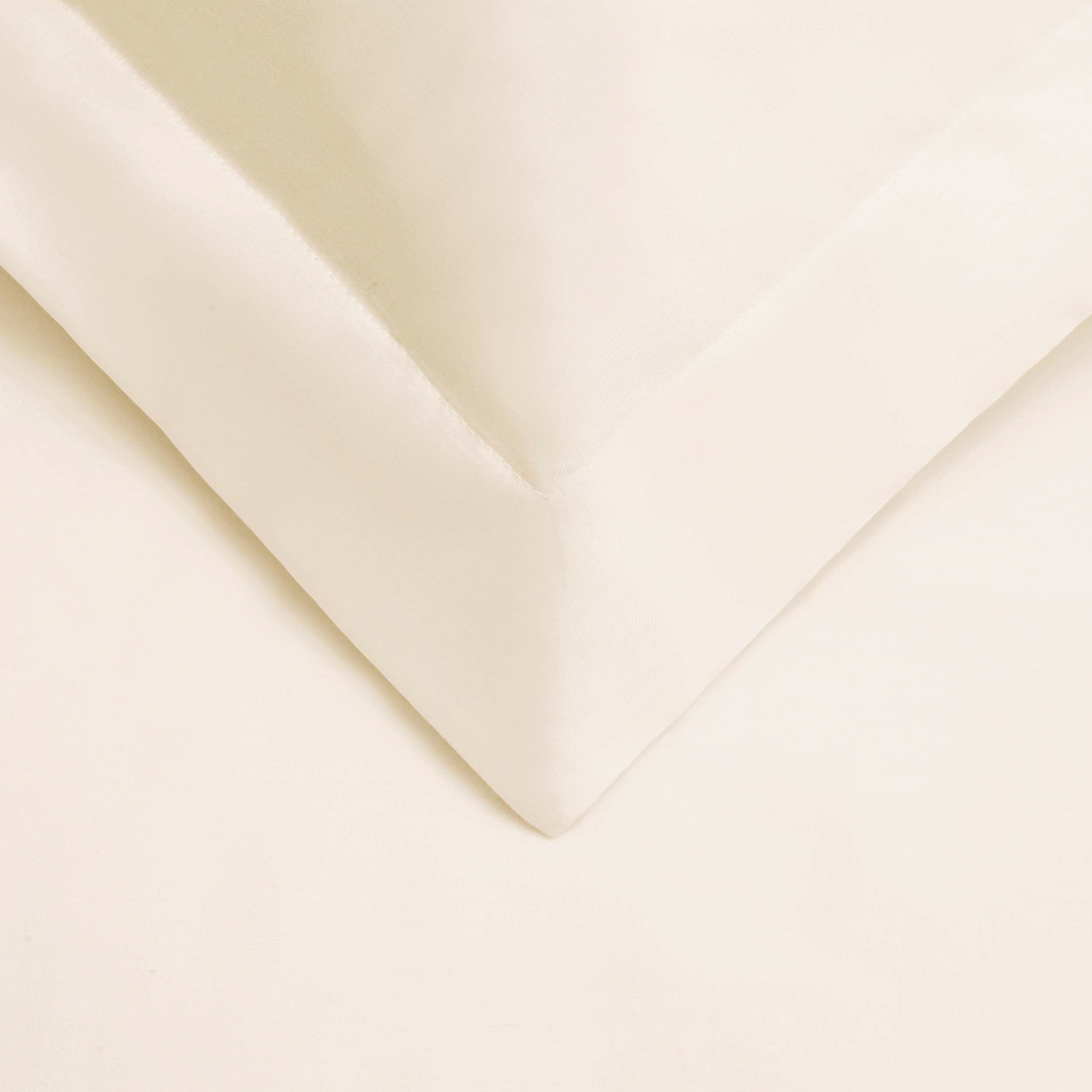 300 Thread Count Solid & Floral Cotton Duvet Cover Set - All Season Soft Bedding for Master Bedroom, Guest Room & Vacation Homes