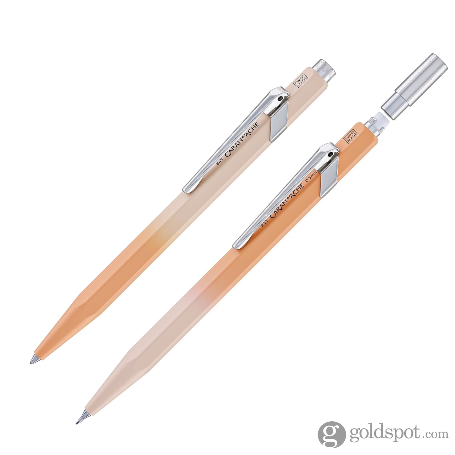 Caran d'Ache 849 Sunset Sky Ballpoint Pen & 0.5mm Mechanical Pencil Set - Limited Special Edition for Office, Writing & Luxury Gift Giving