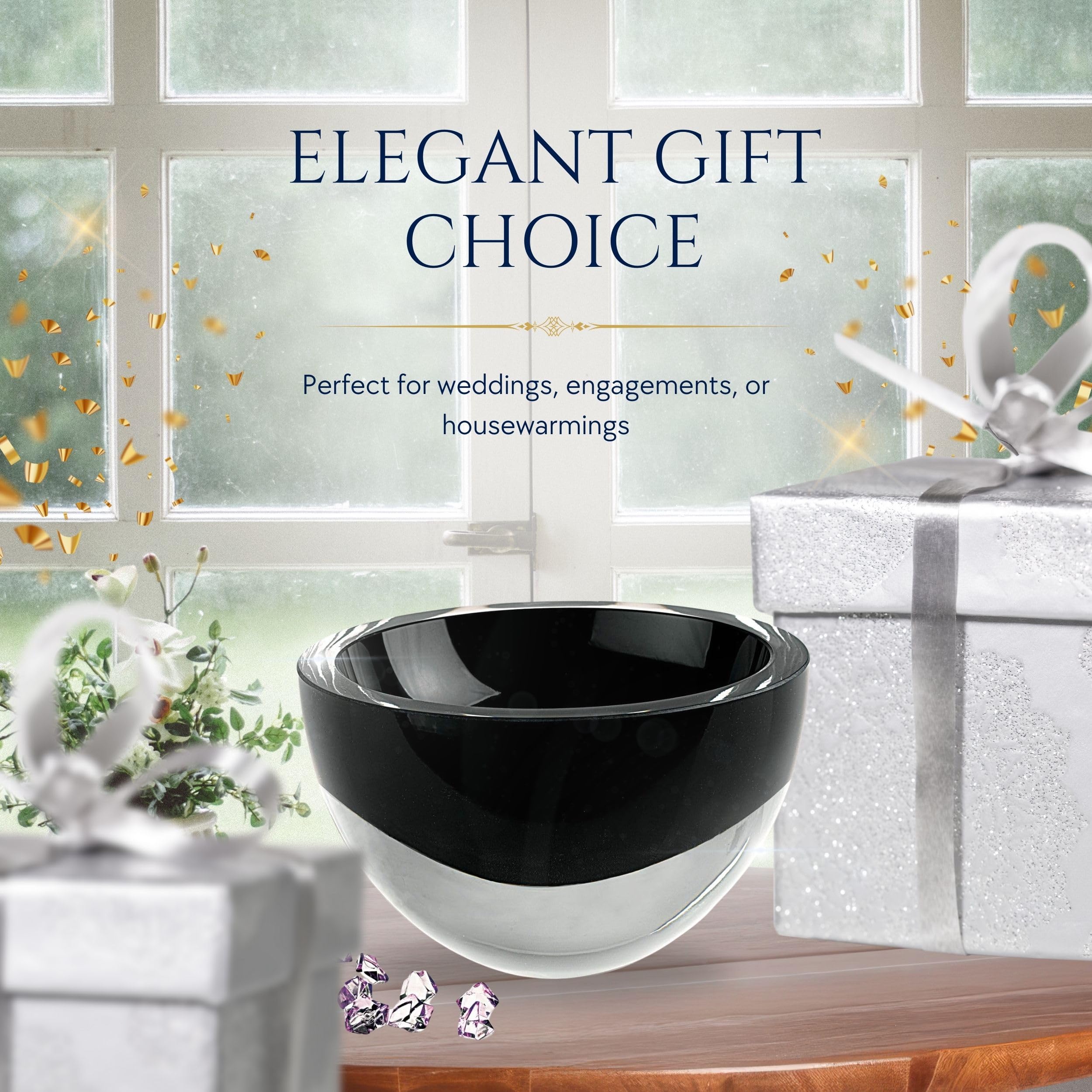 Badash Penelope Crystal Decorative Candy Dish - 6