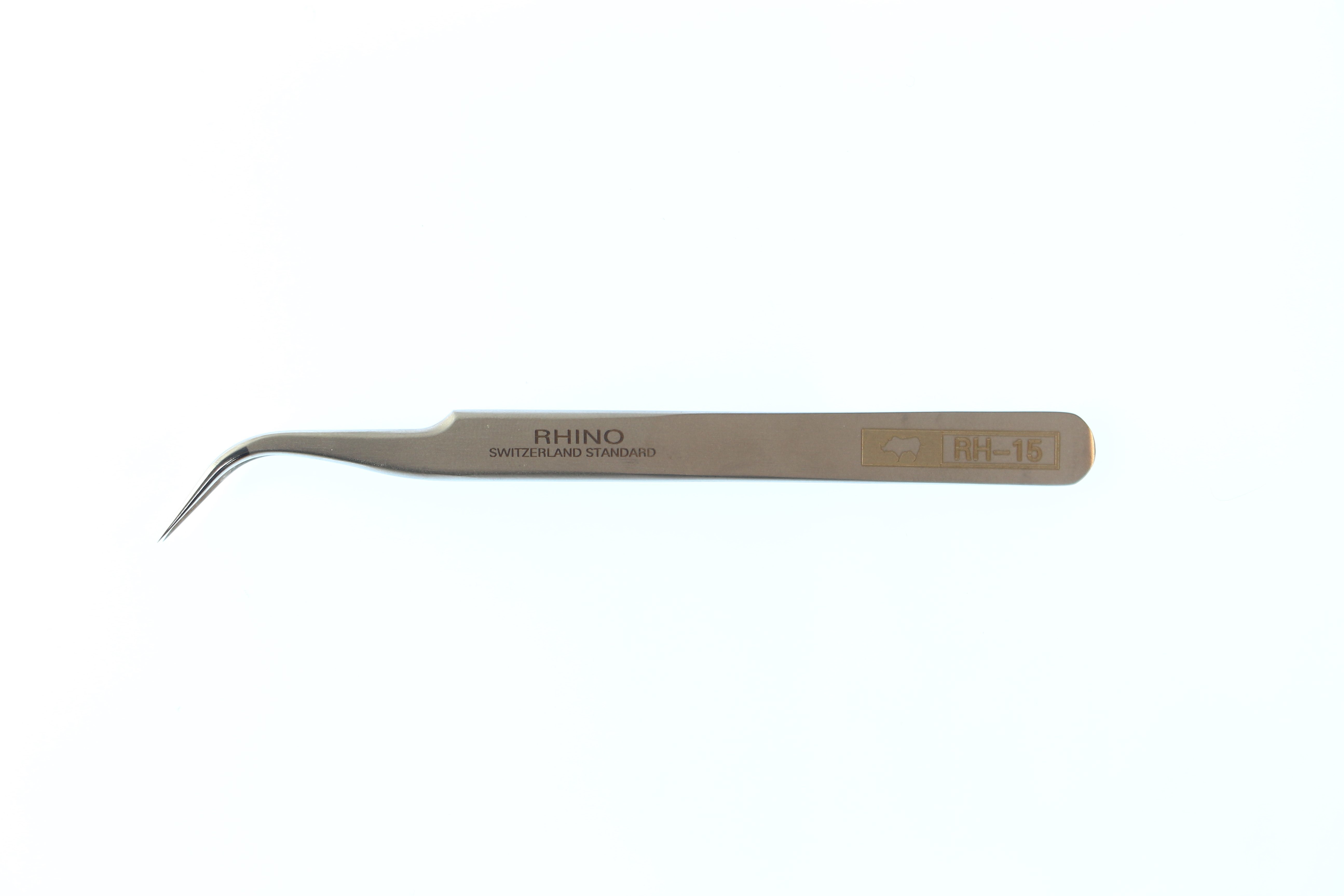 High-Temperature Insulation Black Carbon Fiber Curved Tip Tweezer (QA 15) - Precision Repair Tool for Electronics, Jewelry & Watchmaking - Ideal for Soldering, PCB Repair & Crafting Projects