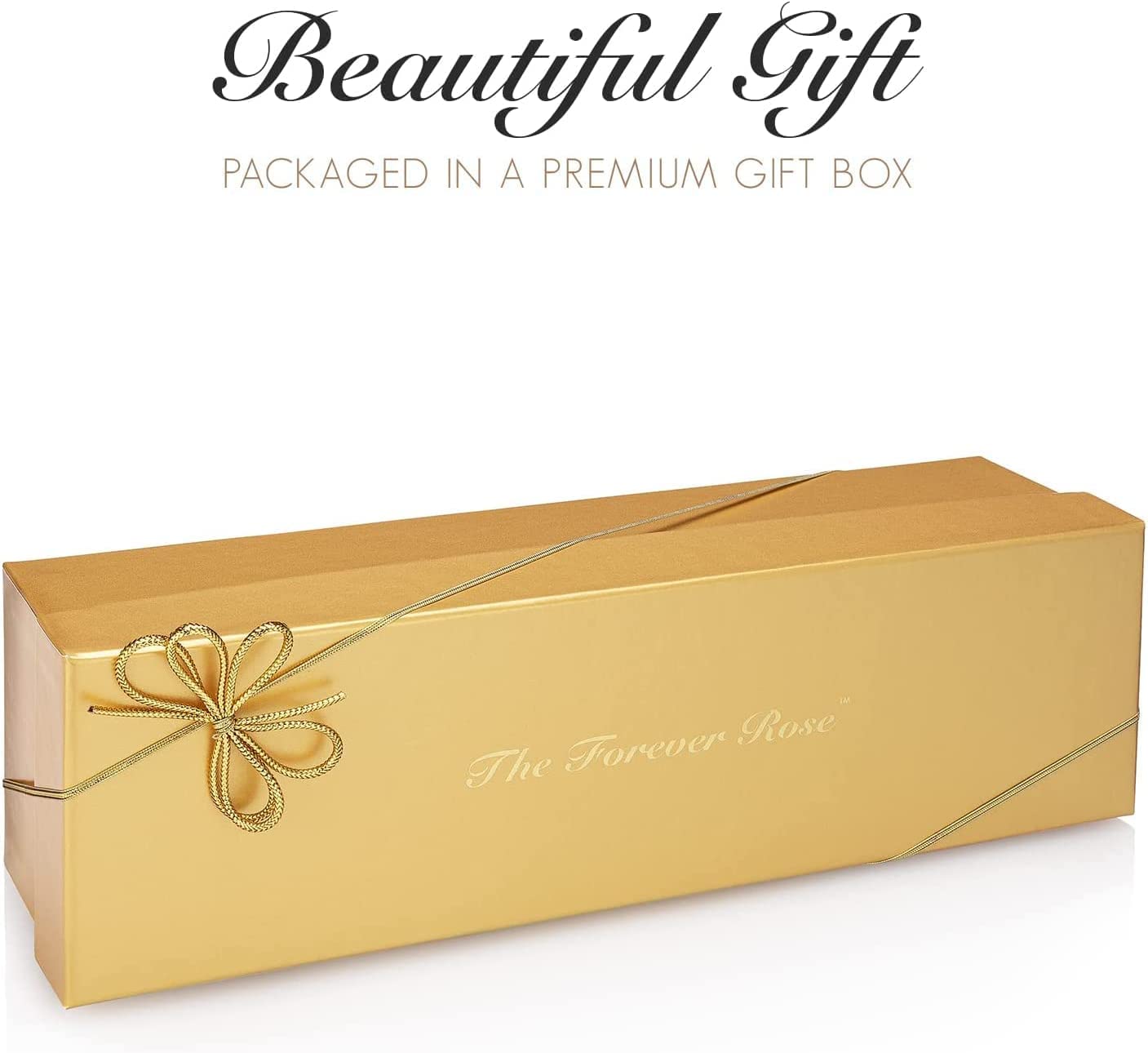 24K Gold Dipped Forever Rose - Genuine Handcrafted Real Flower Preserved in Lacquer | Luxury Eternal Rose Gift for Anniversary, Valentine's Day & Romantic Occasions | Perfect Wedding, Birthday & Home Decor Gift for Her & Him