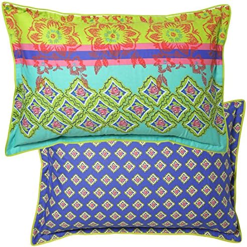 Logan & Mason Frida Multi Quilt Cover Set - Queen Size Bedding with Vibrant Patterns - Perfect for Bohemian & Eclectic Home Decor
