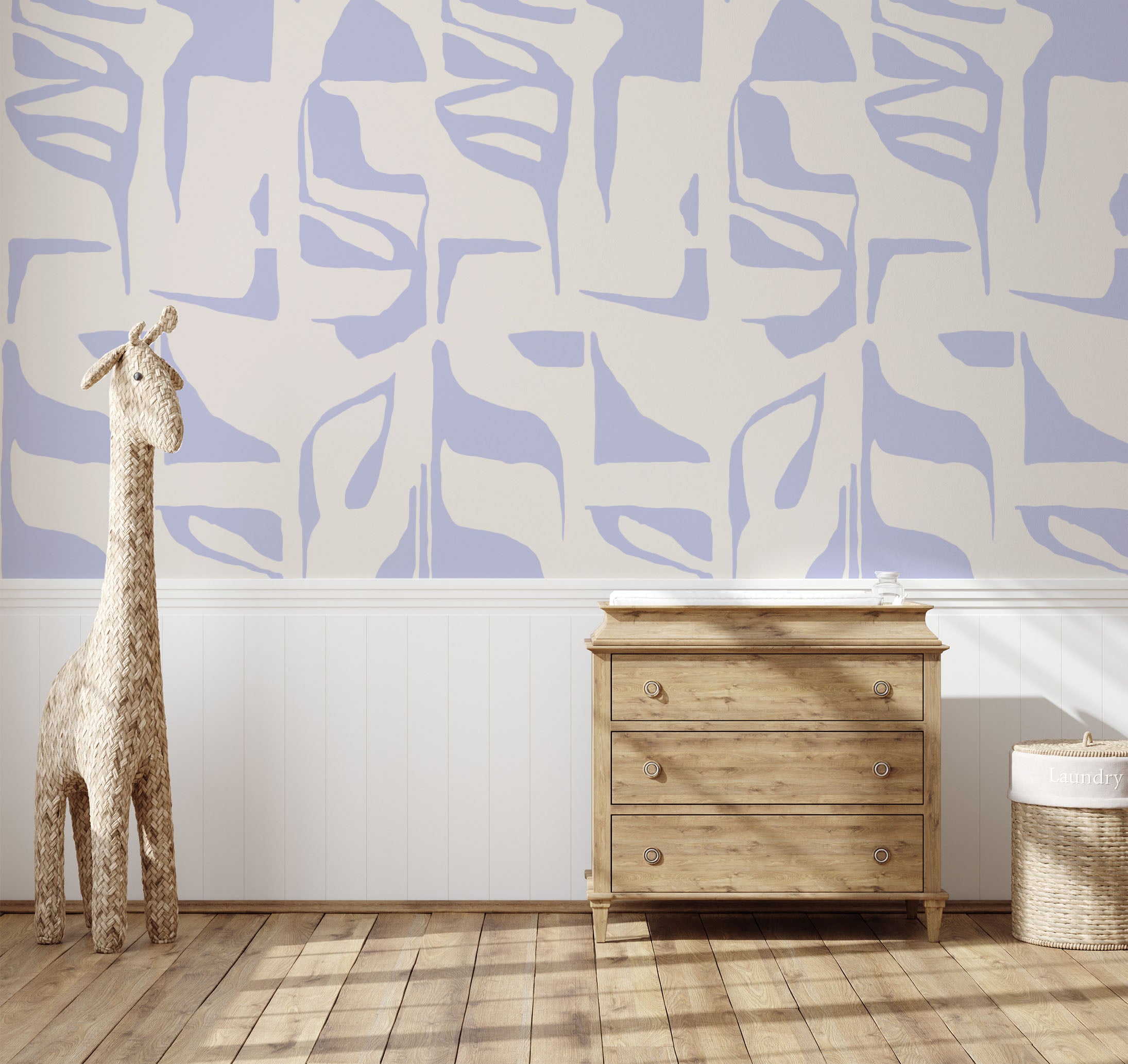 Aurora Blocks Wallpaper Roll - Self-Adhesive Peel and Stick Wallpaper for Bedroom, Living Room, and Home Decor