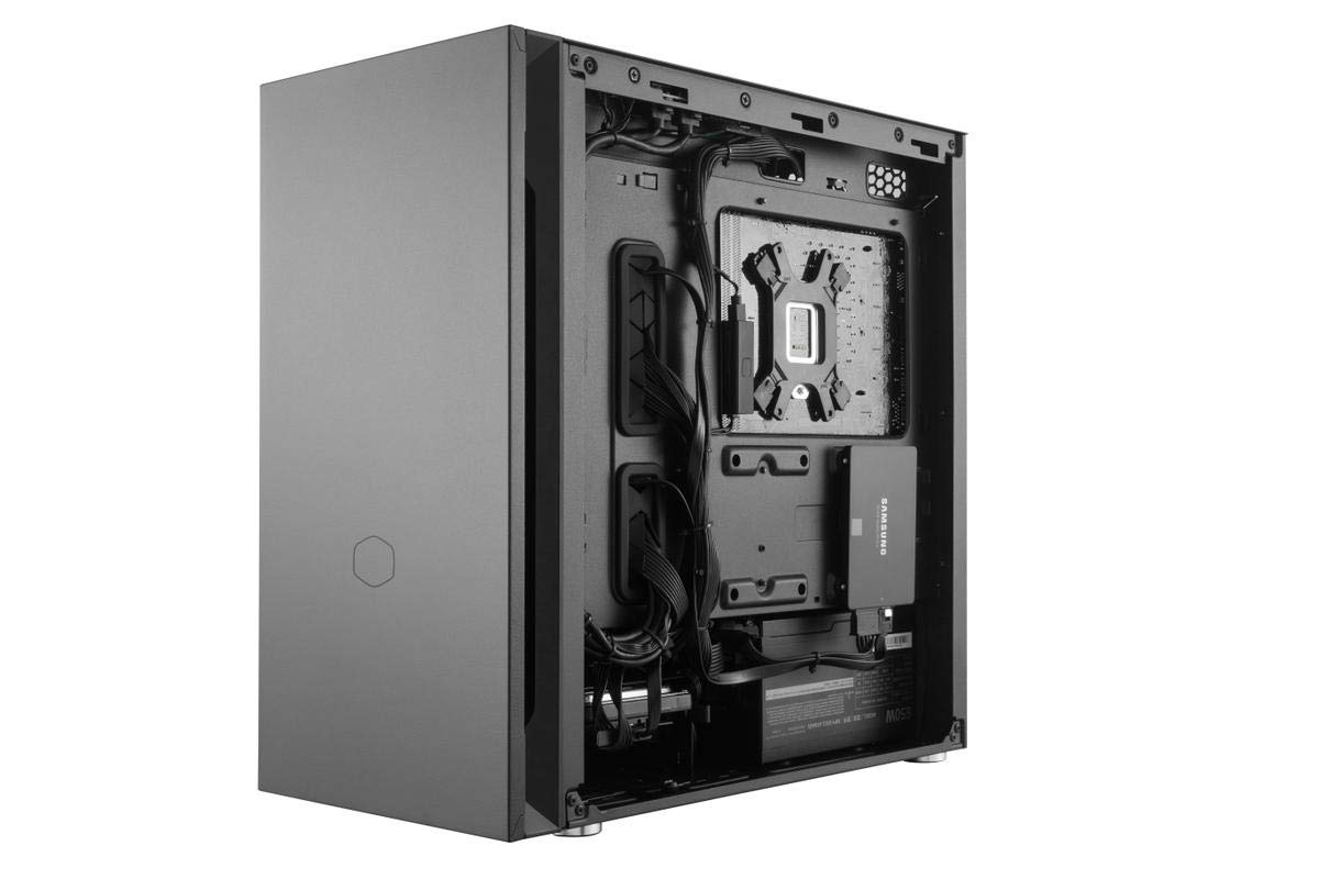 Cooler Master Silencio S400 Micro-ATX PC Case - Soundproof Gaming Tower with Noise-Reducing Panels, Reversible Front Design & 2X 120mm PWM Fans | Perfect for Quiet Gaming Setups & Home Office Workstations