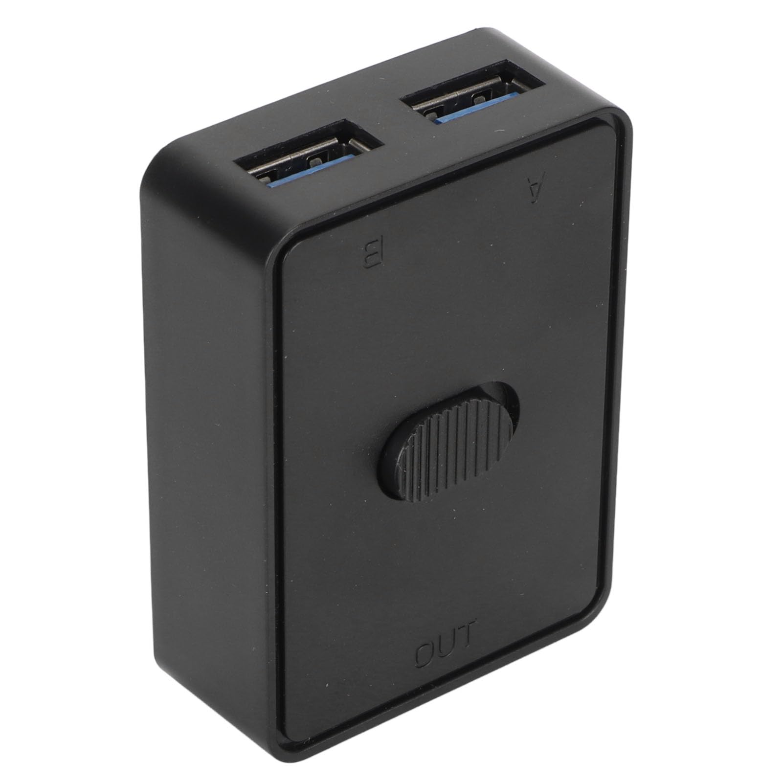 Annadue USB 3.0 Switch for Printer Scanner Mouse Keyboard - 2 Port Bi-Directional USB Sharing Hub for 2 Computers | Fast Data Transfer | One-Button Switching | Plug & Play | Perfect for Home Office & Multi-Device Workstations