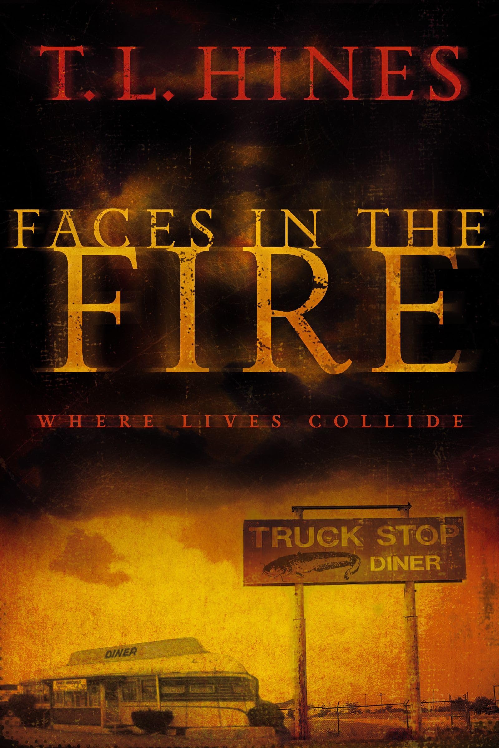Faces in the Fire - Beautiful Handmade Wall Art Decor for Living Room, Bedroom & Office - Perfect Rustic Home Decor Gift for Housewarming, Wedding & Holidays