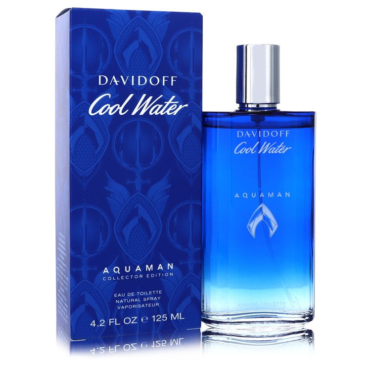 Davidoff Cool Water Aquaman Collector's Edition 125ML EDT Spray for Men - Fresh Aquatic Fragrance for Day & Night Wear, Gym, Office & Special Occasions