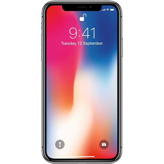 Refurbished iPhone X 64GB/256GB - Unlocked Smartphone, Grade A Certified (Renewed) - Perfect for Travel, Business & Everyday Use