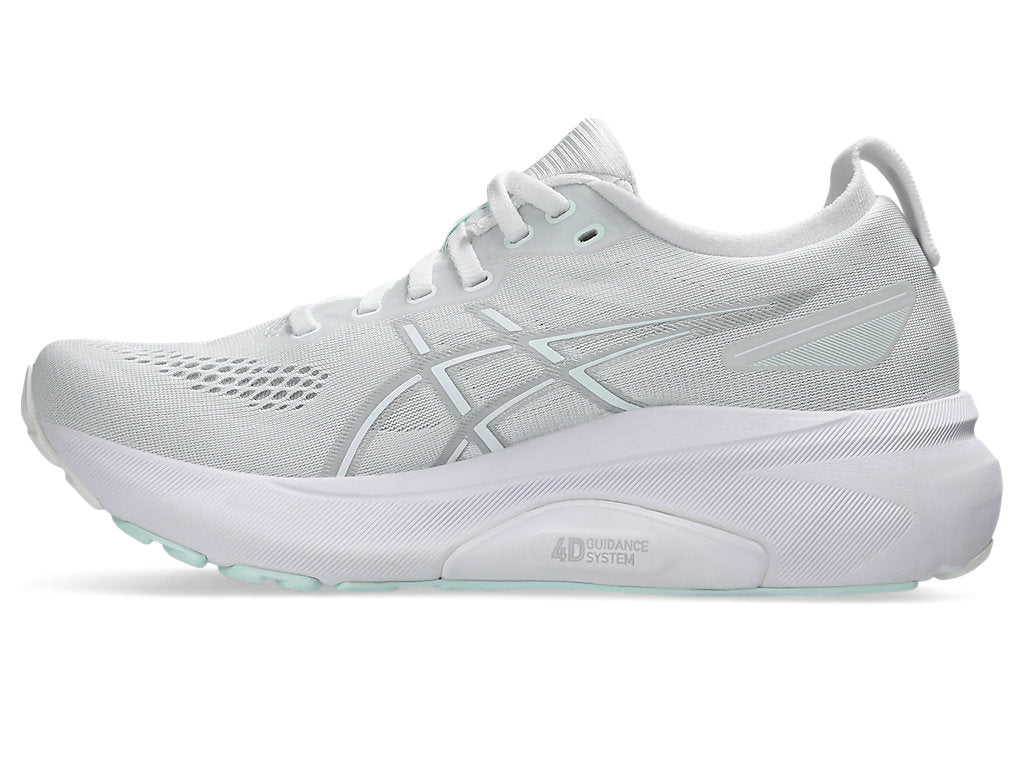 ASICS GEL-Kayano 31 Women's Running Shoes - White/White (B Width) | Stability Cushioning for Road Running, Jogging & Gym Workouts